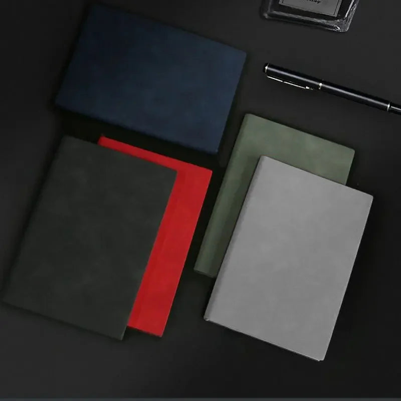 A5 A6 Notebook Leather Office Journal Diary notepad Stationery Student lined Notebook 160pages/240pages