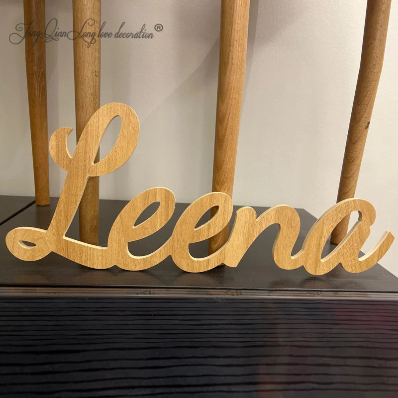 Custom Wooden Name Sign for Baby Shower, Nursery Decor, Playroom Decor, Children's Bedroom, Door Sign, Gift