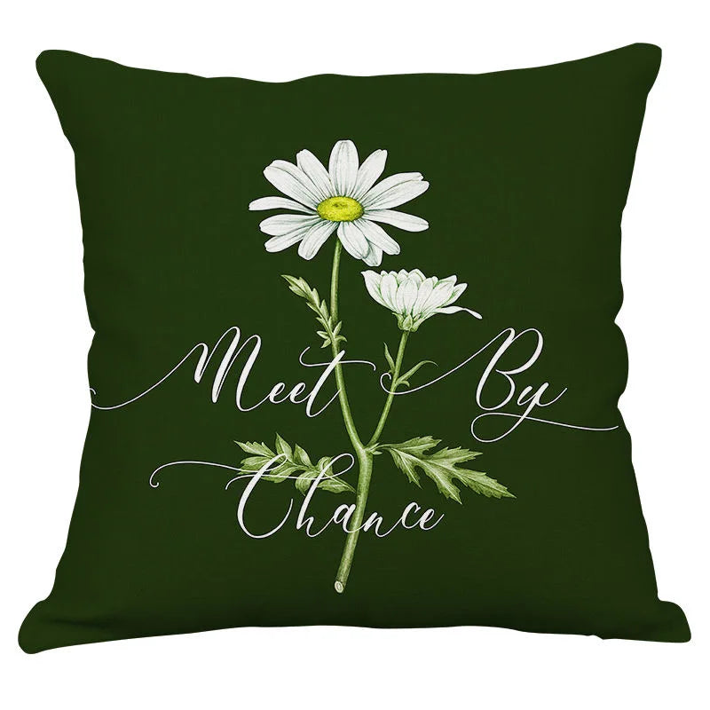 Linlamlim Cushion Cover Green Pillowcase Pillow Covers Throw Pillow Cover for Bedroom Bed Living room Sofa