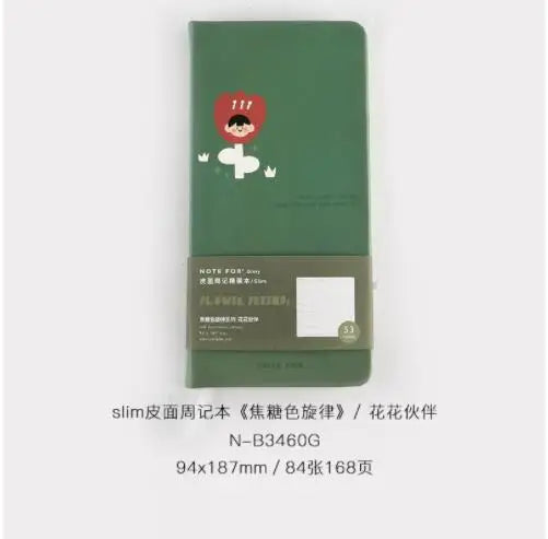 Weekly Record Book Retro Slim Weekly Plan Book Notepad Cute Notebook Planner Office & School Note Book