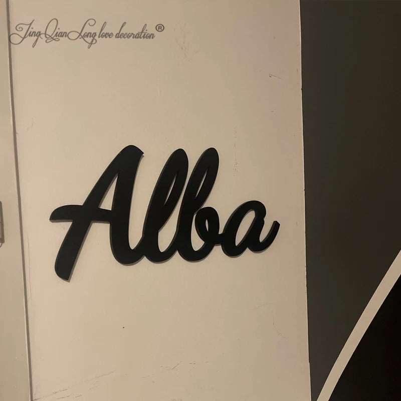 Custom Wooden Name Sign for Baby Shower, Nursery Decor, Playroom Decor, Children's Bedroom, Door Sign, Gift