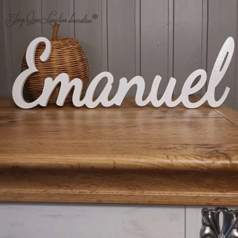 Custom Wooden Name Sign for Baby Shower, Nursery Decor, Playroom Decor, Children's Bedroom, Door Sign, Gift