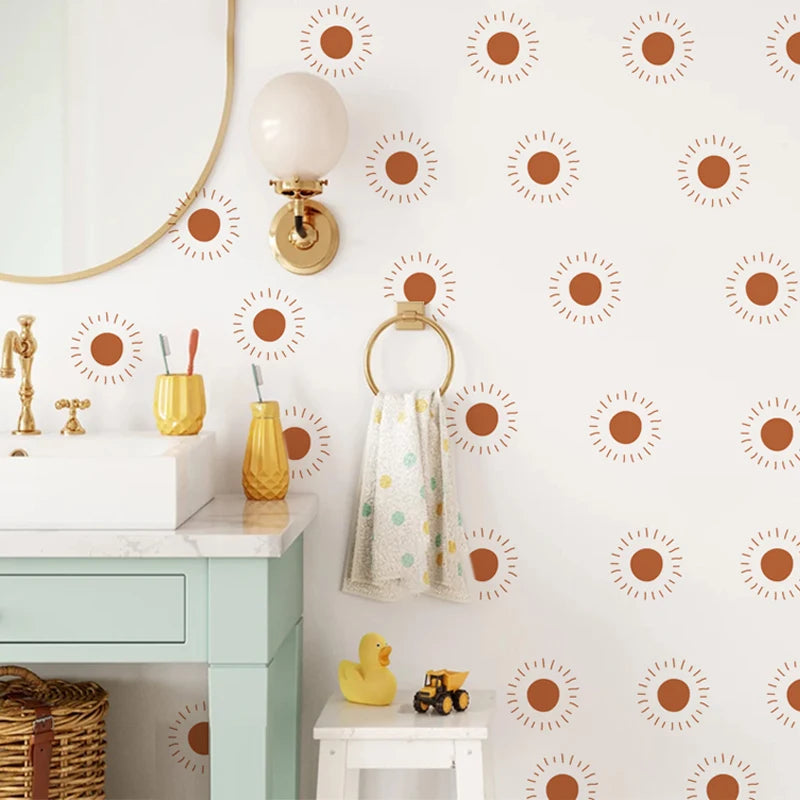 Boho Hearts Creative Wall Sticker For Children Room Nursery Wall Art Decals Vinyl Mural Kids Bedroom Home Decor