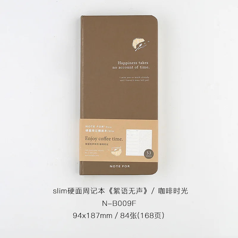 Weekly Record Book  Retro Slim Weekly Plan Book Notepad Cute Notebook Planner Office & School  Note Book